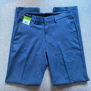 Men's Kenneth Cole Reaction Techni-Cole Slim Performance Dress Pant, Blue 30x32